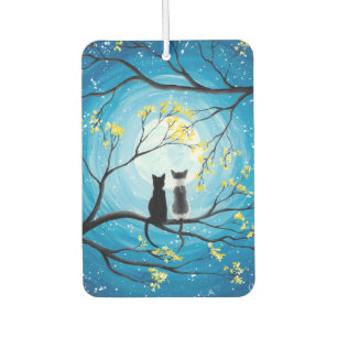 Whimsical Moon met katten Luchtverfrisser