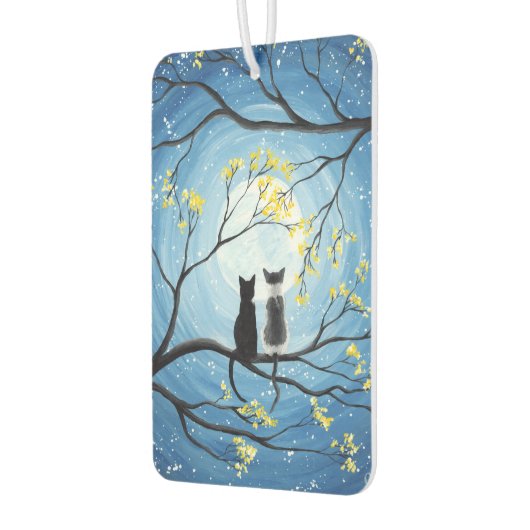 Whimsical Moon met katten Luchtverfrisser (Links)