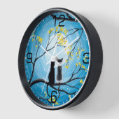 Whimsical Moon met zwarte katten (Hoek)