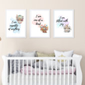 Whimsical Motivatie Animal Affirmation Prints