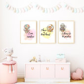 Whimsical Motivatie Animal Affirmation Prints