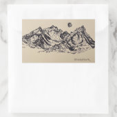 Whimsical Mountain Sticker (Tas)