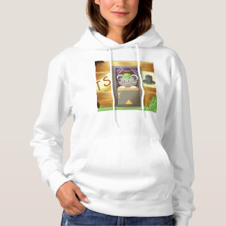 Whimsical Mouse Vendor – Cute Hat Booth Character Hoodie