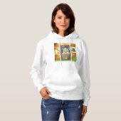 Whimsical Mouse Vendor – Cute Hat Booth Character Hoodie (Voorkant volledig)