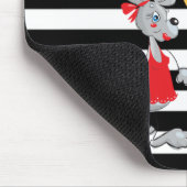 Whimsical Mouses-I zal je altijd kiezen, Stripes Muismat (Hoek)