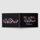 Whimsical Mr en Mrs Wedding Guest Book Gastenboek (Volledig)