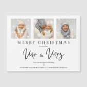 Whimsical MR & MRS Kerst Huwelijksfoto's (Voorkant)