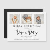 Whimsical MR. & MRS. Kerstbruiloft foto's (Voorkant / Achterkant)