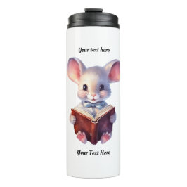 Whimsical Muis leesboek Thermosbeker