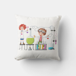 Whimsical Muppet Science Pillow: Een speelse mix Kussen