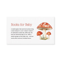 Whimsical Mushroom Baby shower Boeken voor Baby