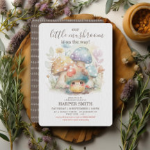 Whimsical Mushroom Baby shower