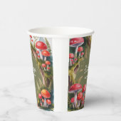 Whimsical Mushroom Baby Shower Papieren Bekers (Rechts)