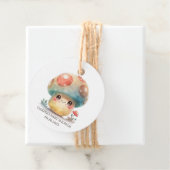 Whimsical Mushroom Bedankjes Labels (In situ)