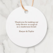 Whimsical Mushroom Bedankjes Labels (Achterkant)