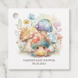 Whimsical Mushroom Bedankjes Labels