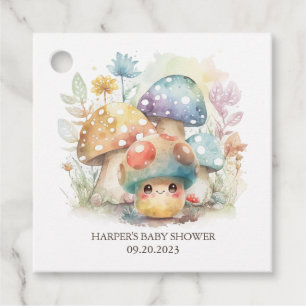 Whimsical Mushroom Bedankjes Labels
