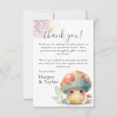 Whimsical Mushroom Bedankkaart (Voorkant)