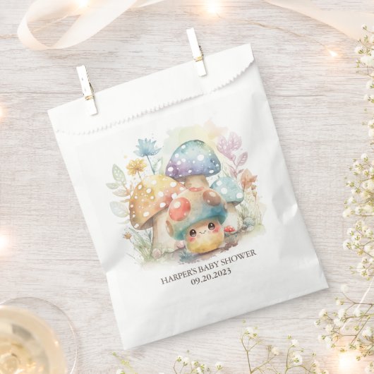 Whimsical Mushroom Bedankzakje (Geknipt)