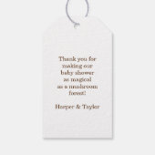 Whimsical Mushroom Cadeaulabel (Achterkant)