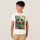 Whimsical Mushroom Character T-Shirt Design (Voorkant volledig)