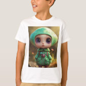Whimsical Mushroom Character T-Shirt Design (Voorkant)