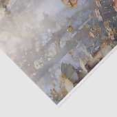 Whimsical Mushroom Fairy Decoupage Tissuepapier (Detail)