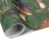 Whimsical Mushroom Forest - betoverende Natuur Cadeaupapier (Rol Hoek)