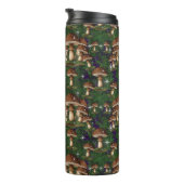 Whimsical Mushroom Forest - betoverende Natuur Thermosbeker (Geroteerd rechts)