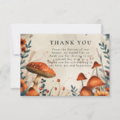 Whimsical Mushroom Forest Wedding Bedankkaart (Voorkant)