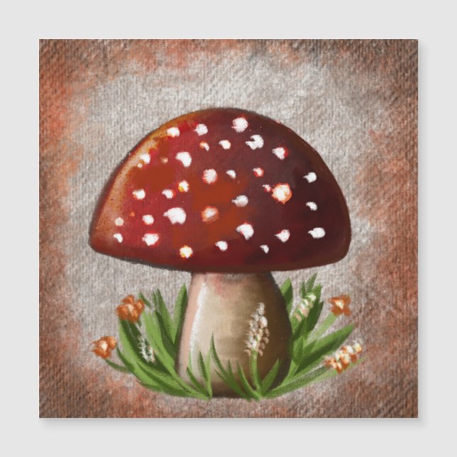 Whimsical Mushroom & Fungi Motif – Nature-Inspired (Voorkant)
