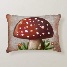 Whimsical Mushroom & Fungi Motif – Nature-Inspired Accent Kussen