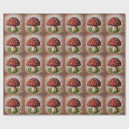 Whimsical Mushroom & Fungi Motif – Nature-Inspired Cadeaupapier