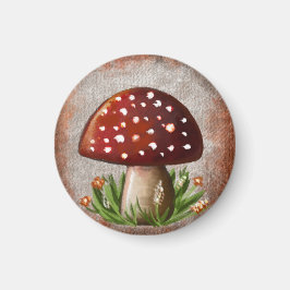 Whimsical Mushroom & Fungi Motif – Nature-Inspired Magneet
