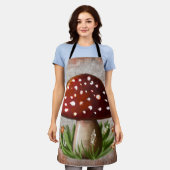 Whimsical Mushroom & Fungi Motif – Nature-Inspired Schort (Gedragen)