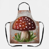 Whimsical Mushroom & Fungi Motif – Nature-Inspired Schort (Voorkant)