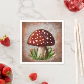 Whimsical Mushroom & Fungi Motif – Nature-Inspired Servet (Insitu)