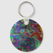 Whimsical Mushroom & Fungi Motif – Nature-Inspired Sleutelhanger (Achterkant)