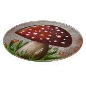 Whimsical Mushroom & Fungi Motif – Nature-Inspired Snijplank (Hoek)