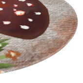 Whimsical Mushroom & Fungi Motif – Nature-Inspired Snijplank (Hoek)