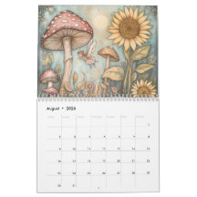 Whimsical Mushroom Kalender, Paddenstoel