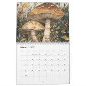 Whimsical Mushroom Kalender, Paddenstoel Kalender (Feb 2027)