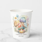 Whimsical Mushroom Papieren Bekers (Achterkant)