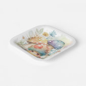 Whimsical Mushroom Papieren Bordje (Gebogen)