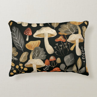 Whimsical Mushroom Patroon Accent Kussen