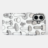 Whimsical Mushroom Patroon Case-Mate iPhone Case (Achterkant (horizontaal))