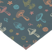 Whimsical Mushroom patroon Korte Tafelloper (Hoek)