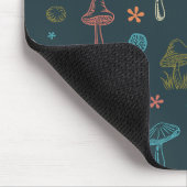 Whimsical Mushroom patroon Muismat (Hoek)