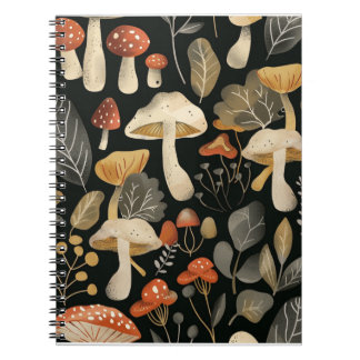 Whimsical Mushroom Patroon Notitieboek