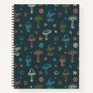 Whimsical Mushroom patroon Notitieboek